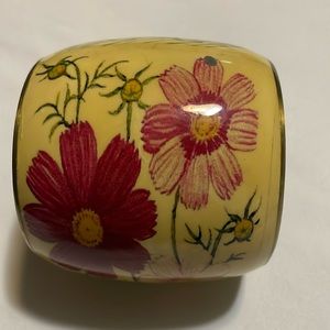 Floral Bracelet - Wide style from the 80's